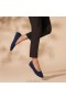 VIVAIA Running Shoes Almond Cap Flats (Tamia Walker) Flat Shoes Navy