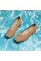 VIVAIA Running Shoes Square Cap V-Cut Flats (Margot Walker) Flat Shoes Nutmeg