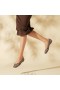 VIVAIA Square Cap V-Cut Flats (Margot 2.0) Flat Shoes Dark Leopard