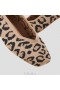 VIVAIA Square Cap V-Cut Flats (Margot 2.0) Flat Shoes Dark Leopard