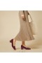 VIVAIA Square-Toe Chunky Heels (Melody) High Shoes Bordeaux