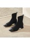 VIVAIA Square Cap Water-Repellent Boots (Madison) Boots Black