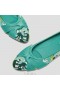 VIVAIA Almond Cap Knotted Flats (Bibi) Flat Shoes Turquoise