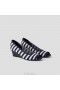 VIVAIA Peep Cap Wedge (Tamia Peep Cap) High Shoes Navy Stripes