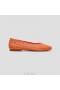 VIVAIA Square Cap V-Cut Flats (Margot 2.0) Flat Shoes Orange