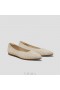 VIVAIA Pointed Cap Ballet Flats (Aria 5° Hemp) Flat Shoes White