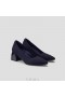 VIVAIA Pointed-Cap Block Heels (Aria Block Heel) High Shoes Navy