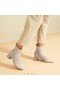 VIVAIA Square-Cap Perforated Heel Boots (Melissa) Boots Oatmilk