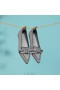 VIVAIA Pointed Cap Bow Loafers (Michelle 2.0) Low Shoes Light Grey