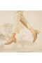 VIVAIA Square-Toe Chunky Heels (Melody) High Shoes Nude Peach