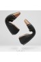 VIVAIA Pointed Cap V-Cut Flats Flat Shoes Black Khaki