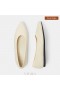 VIVAIA Pointed Cap Ballet Flats (Winter Special) Flat Shoes White