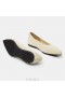 VIVAIA Pointed Cap Ballet Flats (Winter Special) Flat Shoes White