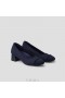 VIVAIA Round-Toe Chunky Heels (Julie Pro) High Shoes Navy