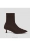 VIVAIA Pointed-Cap Boots (Sophia) Boots Dark Chocolate