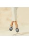 VIVAIA Round-Toe Loafers Lava Gray