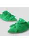 VIVAIA Pointed-Toe Knot Sandals (Yaffa) Sandals Green