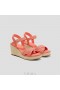 VIVAIA Round-toe Wedge Sandals (Sally Pro) sandals Salmon