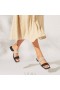 VIVAIA Square-Cap Flip-Flops Sandal (Maya) Sandals Black