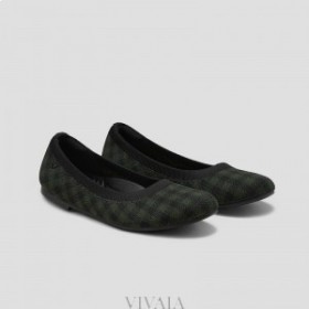 VIVAIA Round-Toe Flats (Claire) Flat Shoes Olive Green