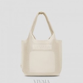 VIVAIA Zahara Tote-Cream Ivory Handbag White