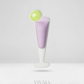 VIVAIA Removable TPR - Cocktail DIY Charms Purple