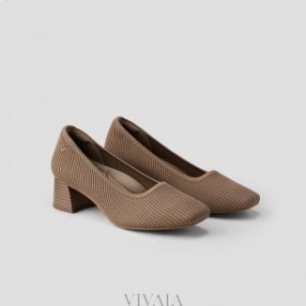 VIVAIA Square-Toe Chunky Heels (Melody Pro) High Shoes Espresso
