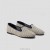 VIVAIA Round-Toe Woven Knit Loafer (Audrey) Low Shoes Navy White