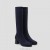 VIVAIA Round-Toe Water-Repellent Wool Knee High Boots (Tessa） Boots Navy