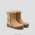VIVAIA Round-Toe Water-Repellent Faux Fur Boots (Courtney) Boots Camel