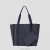 VIVAIA Sarah-Navy Cream Ivory Stripe Handbag Navy White Stripes