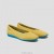 VIVAIA Running Shoes Square Cap V-Cut Flats (Margot Walker) Flat Shoes Lemon