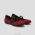VIVAIA Running Shoes Round-Toe Flats (Claire Walker Mary-Jane) Flat Shoes Red