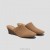 VIVAIA Square-Toe Wedge Mules (Margot Wedge Mules) Mules Nutmeg