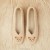 VIVAIA Square-Cap Faux Mink-Knit Flats (Margot2.0) Flat Shoes Latte - Bear