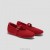 VIVAIA Running Shoes Square Cap Mary-Jane (Margot Walker Mary-Jane) Flat Shoes Red
