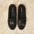 VIVAIA Round-Toe Recycled Faux Fur Loafers Black