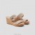 VIVAIA Adjustable Strap Wedge Sandals (Sammy) Sandals Almond Crochet