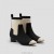VIVAIA Small Square Cap Water-Repellent Boots (Theresa) Boots Black