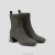 VIVAIA Square Cap Water-Repellent Heel Boots (Regina Pro) Boots Dark Olive Green