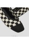  VIVAIA Square Cap V-Cut Flats (Margot 2.0) Sapatos Baixos Checker