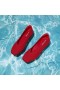 Tênis de corrida VIVAIA Square Cap V-Cut Flats (Margot Walker) Sapatos baixos vermelho preto