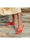  VIVAIA Criss Cross Straps Slides (Natalia) Sandálias Laranja