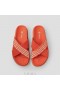  VIVAIA Criss Cross Straps Slides (Natalia) Sandálias Laranja