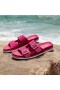 VIVAIA Dual Adjustable Buckle Slides (Nikki) Sandálias Pitaya Mesh