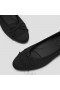  VIVAIA Almond Cap Bow Flats (Tiana) Sapatos Baixos Pretos