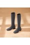  Botas de lã repelentes de água VIVAIA Square-Cap até o joelho (Tara Pro) Botas cinza escuro