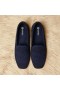  Mocassim VIVAIA Square-Cap Faux Mink-Knit Azul-marinho