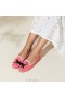  Mocassim bordado VIVAIA com bico redondo (Audrey) Rosa