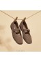 Tênis de corrida VIVAIA Square Cap Mary-Jane (Margot Walker Mary-Jane) Sapatos baixos Espresso